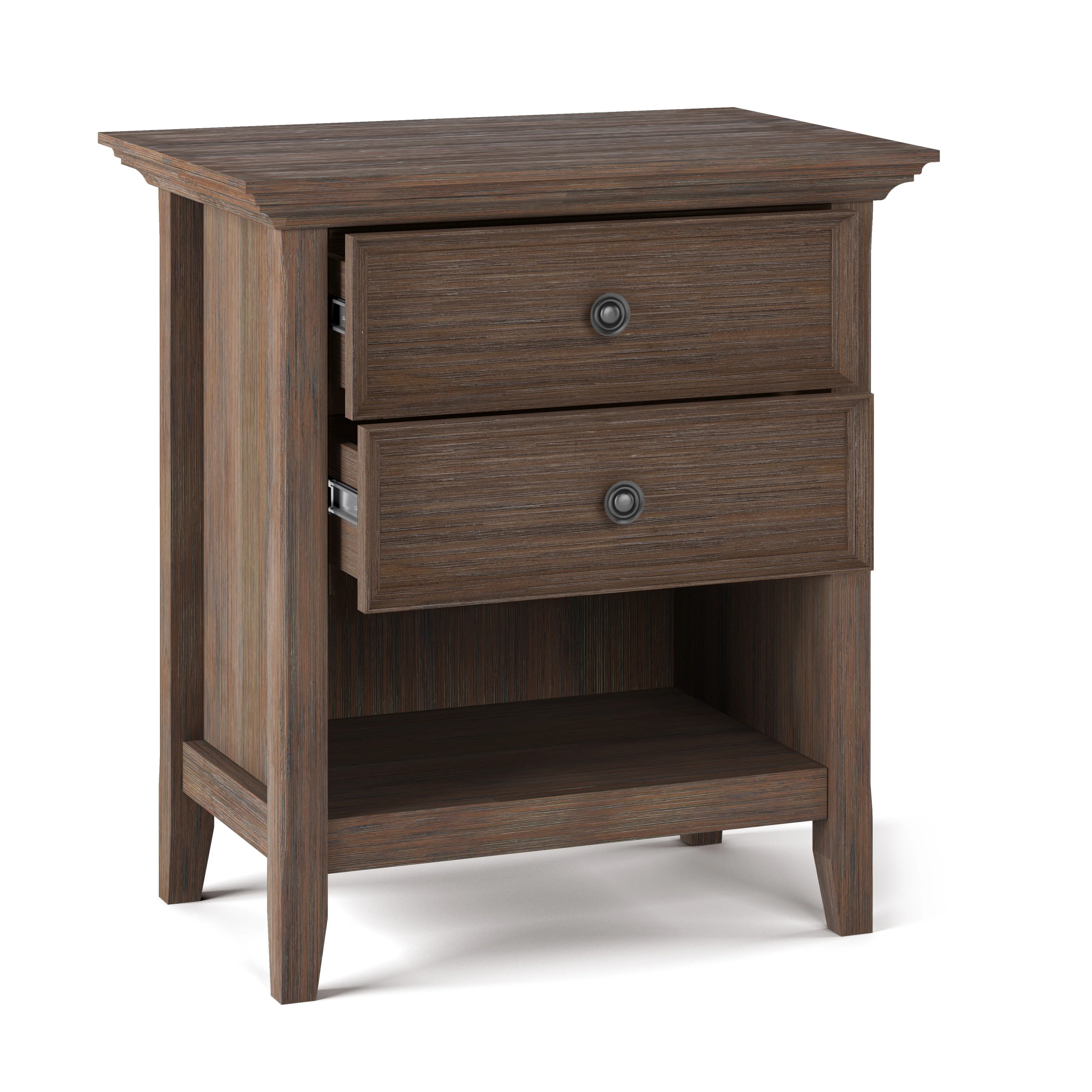 24 Inch Wide Solid Wood Nightstand, Bedside Table and Bedroom End Table - Image 91