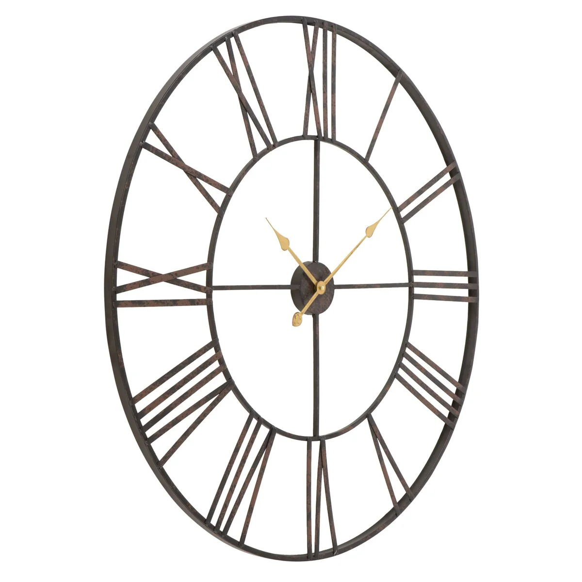 Modern Round Metal Wall Clock, Decorative Circular Hanging Clock for Living Room, Bedroom and Office - Image 31