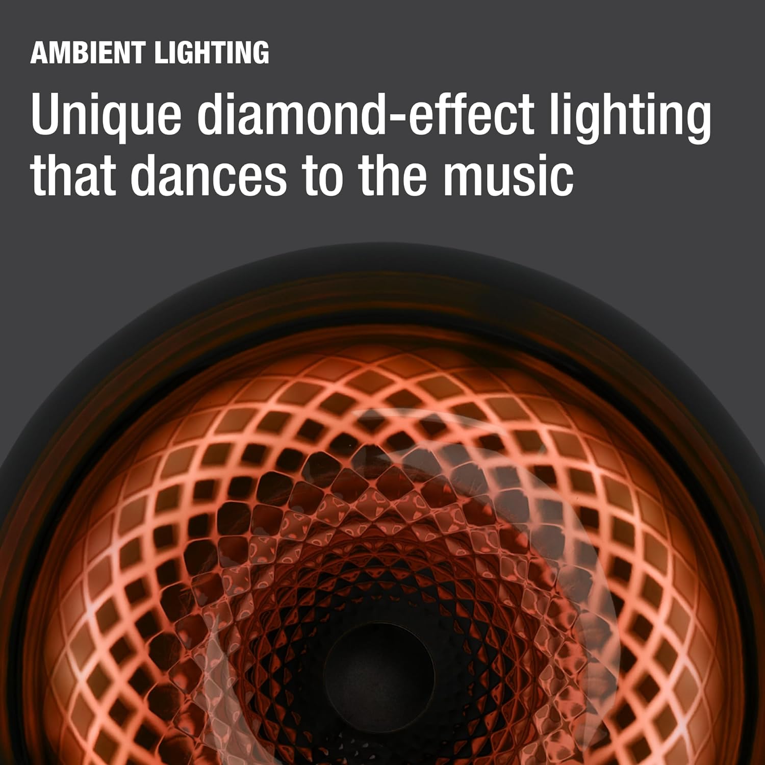 Bluetooth Home Speaker Superior Sound Quality 5 Diamond Effect Light Themes Made from Recycled Materials - Image 4