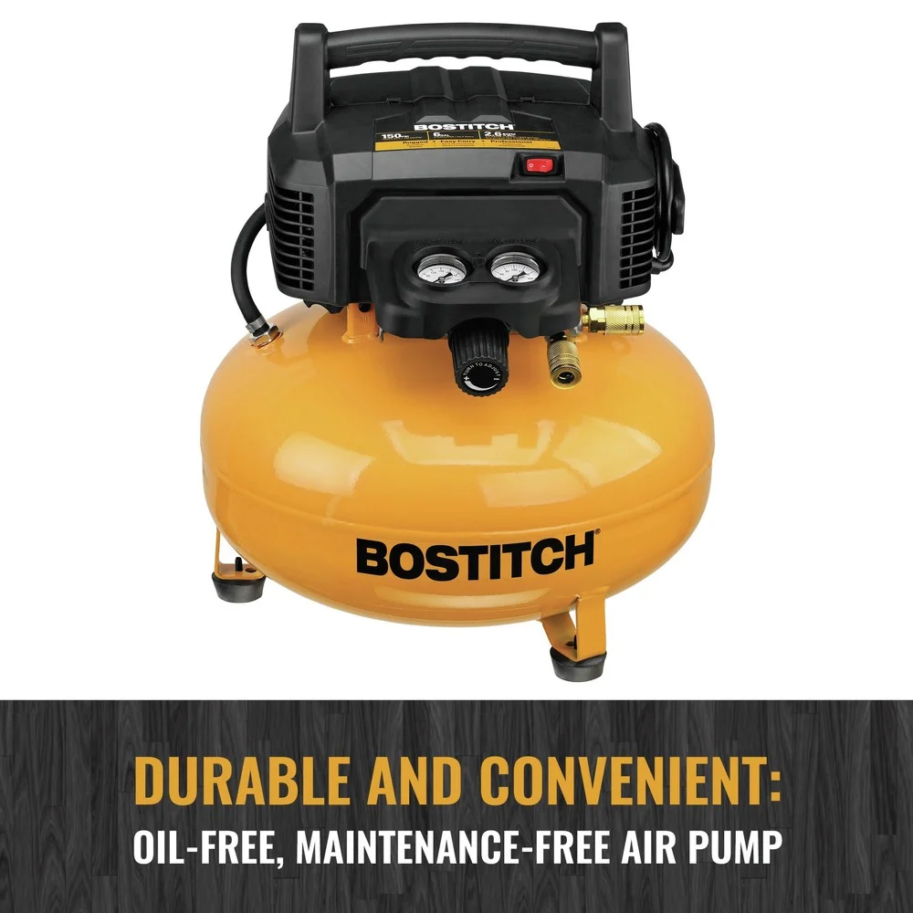 Bostitch BXCM02012 6 Gallon 150 PSI Electric Pancake Air Compressor - Image 8
