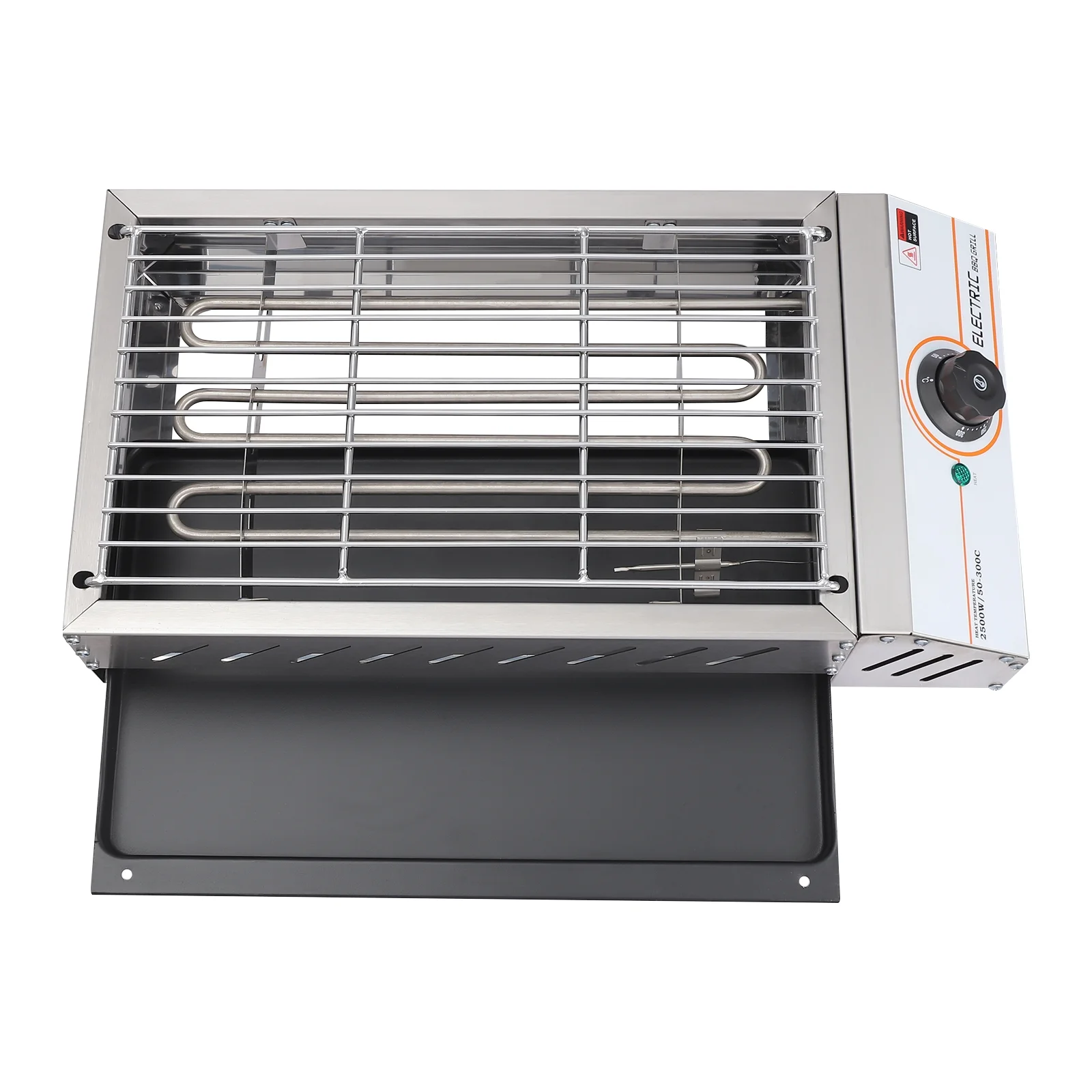 Compact Electric Griller with Adjustable Temperature, 122-572-F, Non-Stick Surface, Easy Cleaning, Perfect for Small Spaces & Countertops - Image 12
