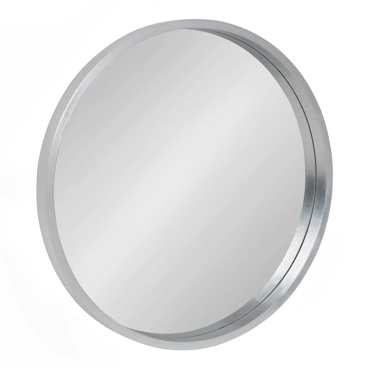 Round Wood Accent Wall Mirror, Modern Decorative Wooden Frame Mirror for Living Room, Bedroom and Entryway - Image 9