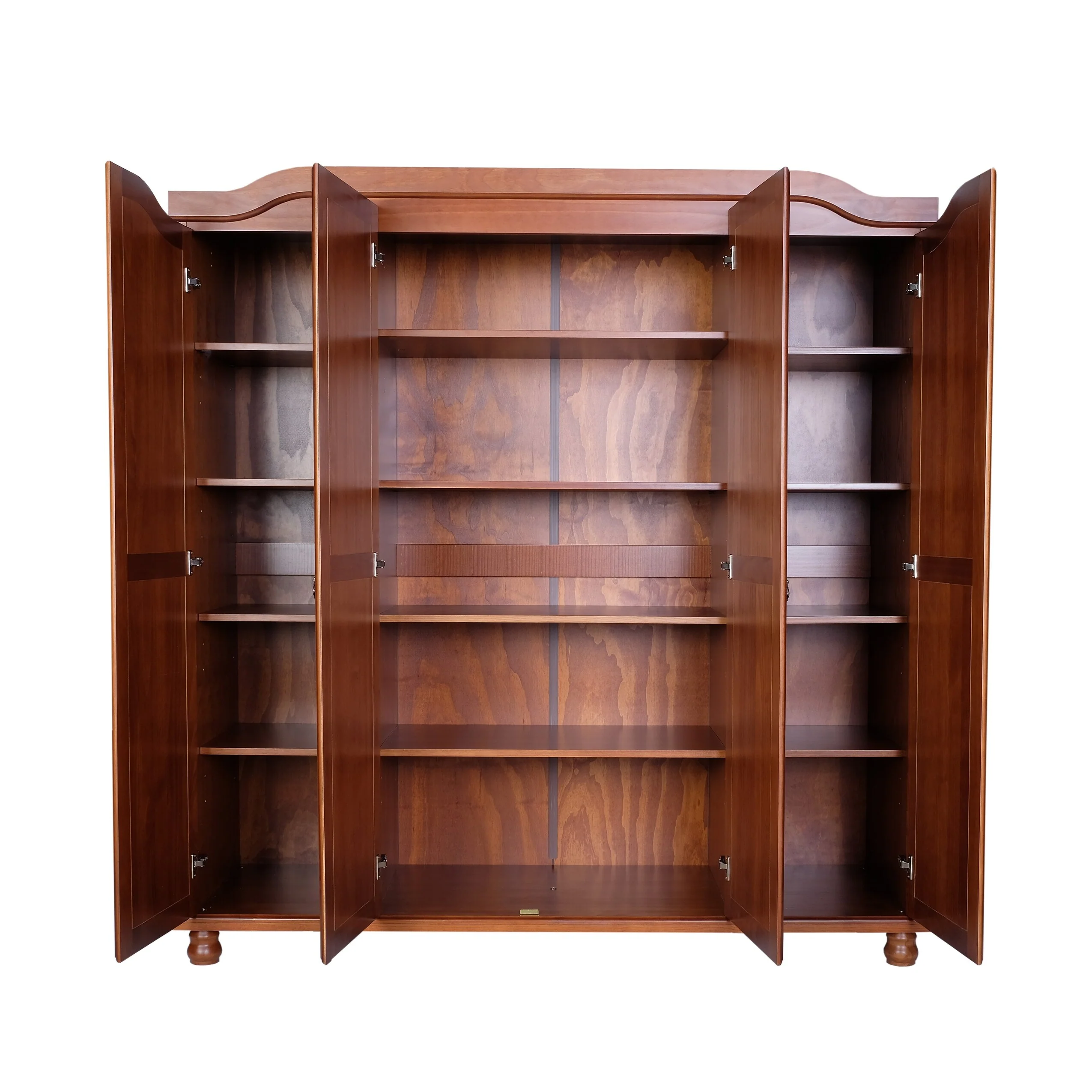 Set of 4 Small Solid Wood Shelves for Wardrobe and Armoire Storage - Image 13