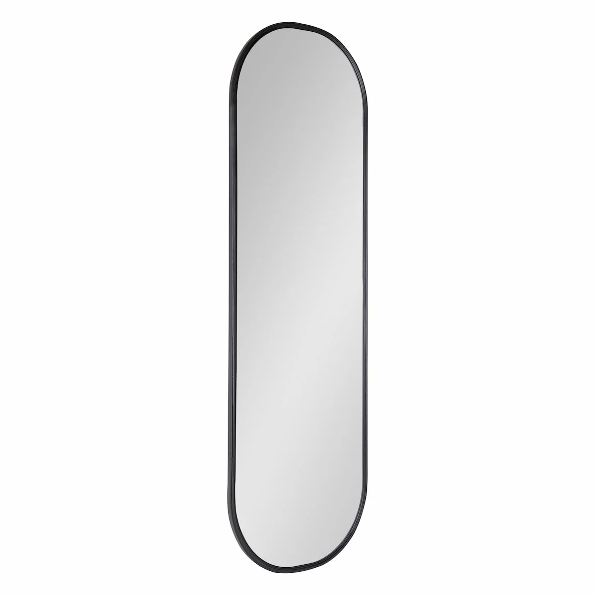 Modern Capsule Framed Wall Mirror, Decorative Oval Accent Mirror for Living Room, Bedroom and Entryway - Image 2