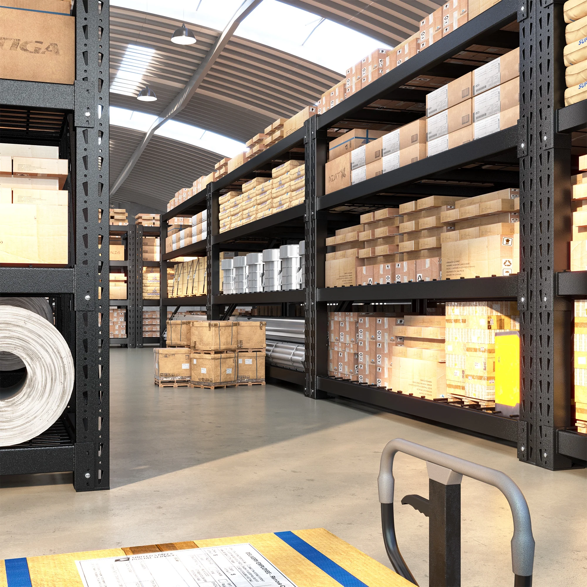 REIBII 11000LBS Heavy Duty Industrial Shelving Unit for Garage Storage,Shop,Warehouse,Basement,Commercial,60"W x 24"D x 72"H - Image 5
