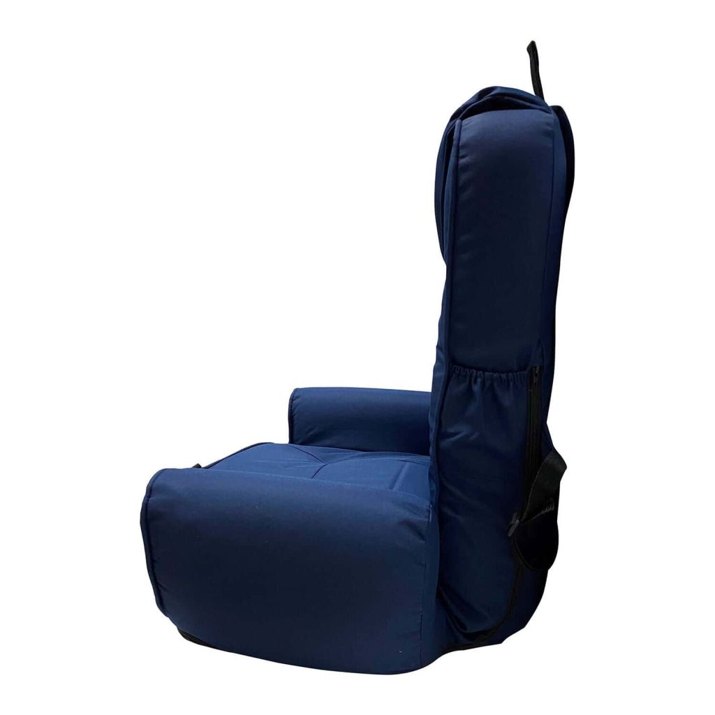 High-Back Portable Seat with Armrests& Pockets, UV-Resistant, Water-Repellent Fabric - Image 7