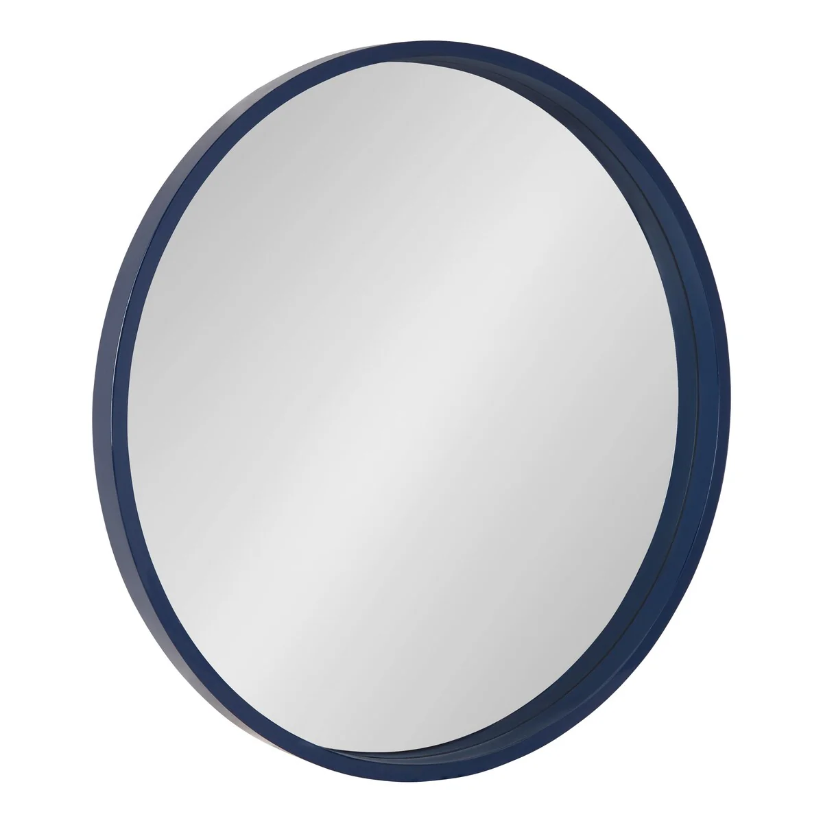 Round Wood Accent Wall Mirror, Modern Decorative Wooden Frame Mirror for Living Room, Bedroom and Entryway - Image 15