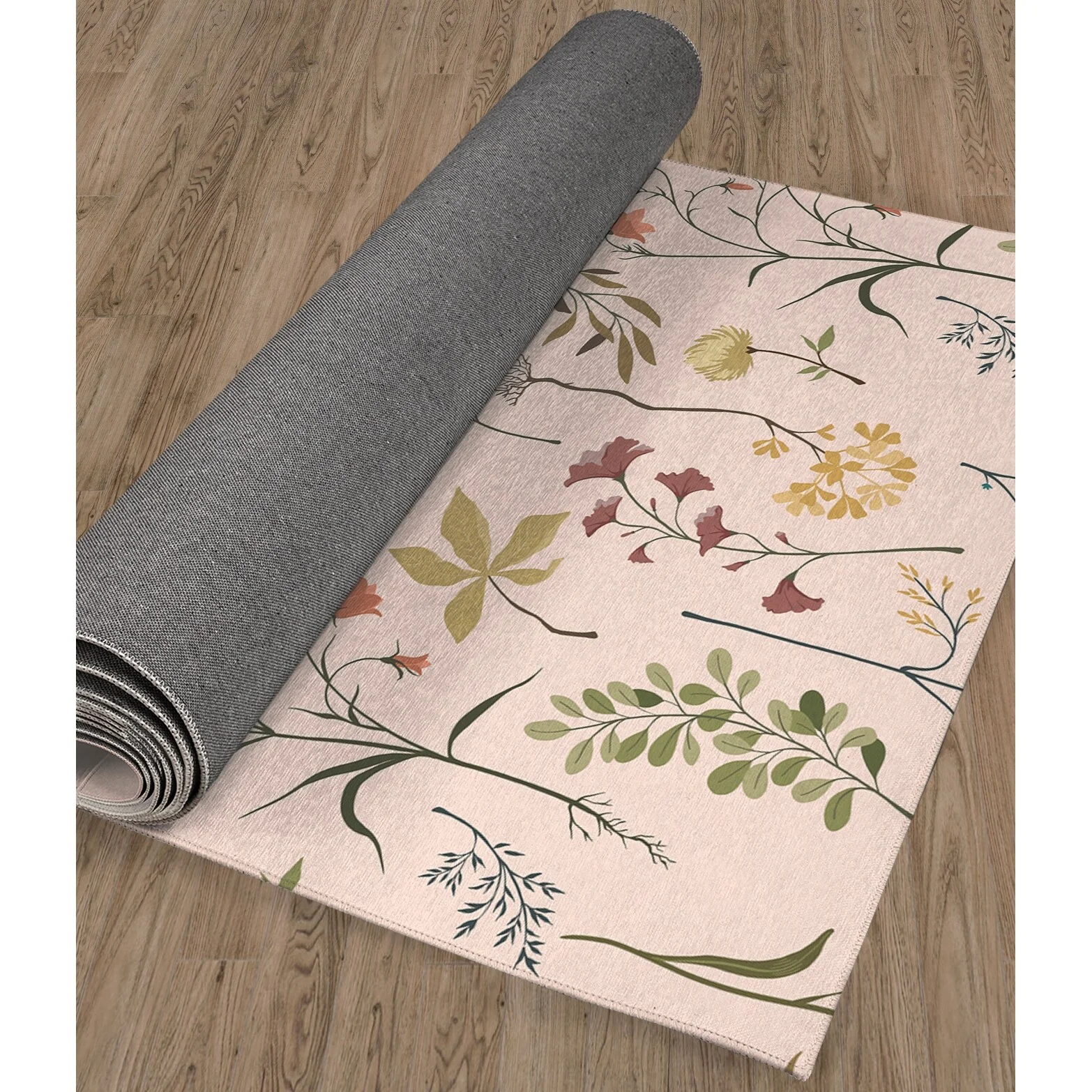 Fall Botanical Floral Kitchen Mat, Decorative Anti Fatigue Non Slip Floor Rug for Kitchen and Home Decor - Image 16