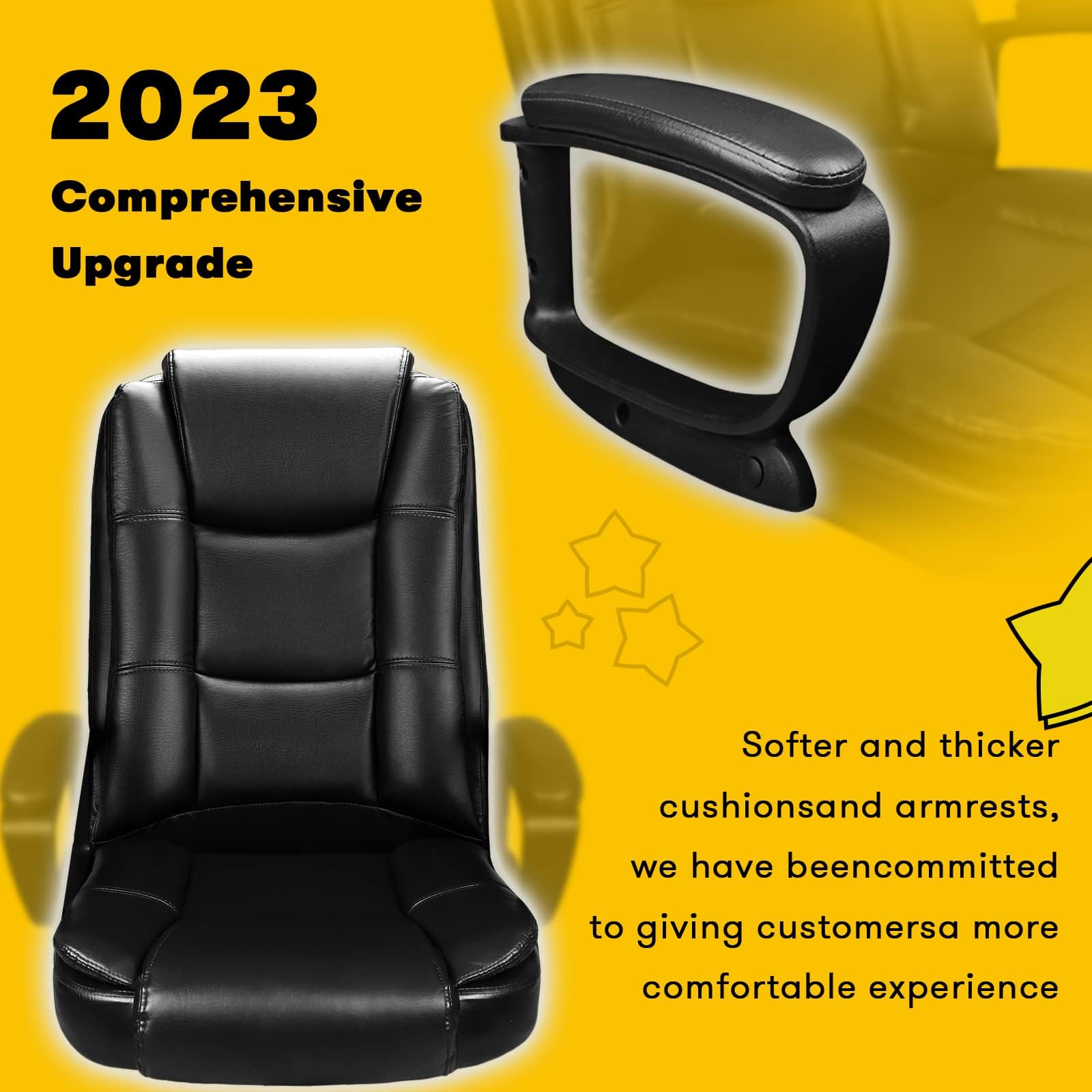400 LBS Big and Tall Office Chair, Heavy Duty Ergonomic Computer Desk Chair for Home Office and Workspace - Image 11