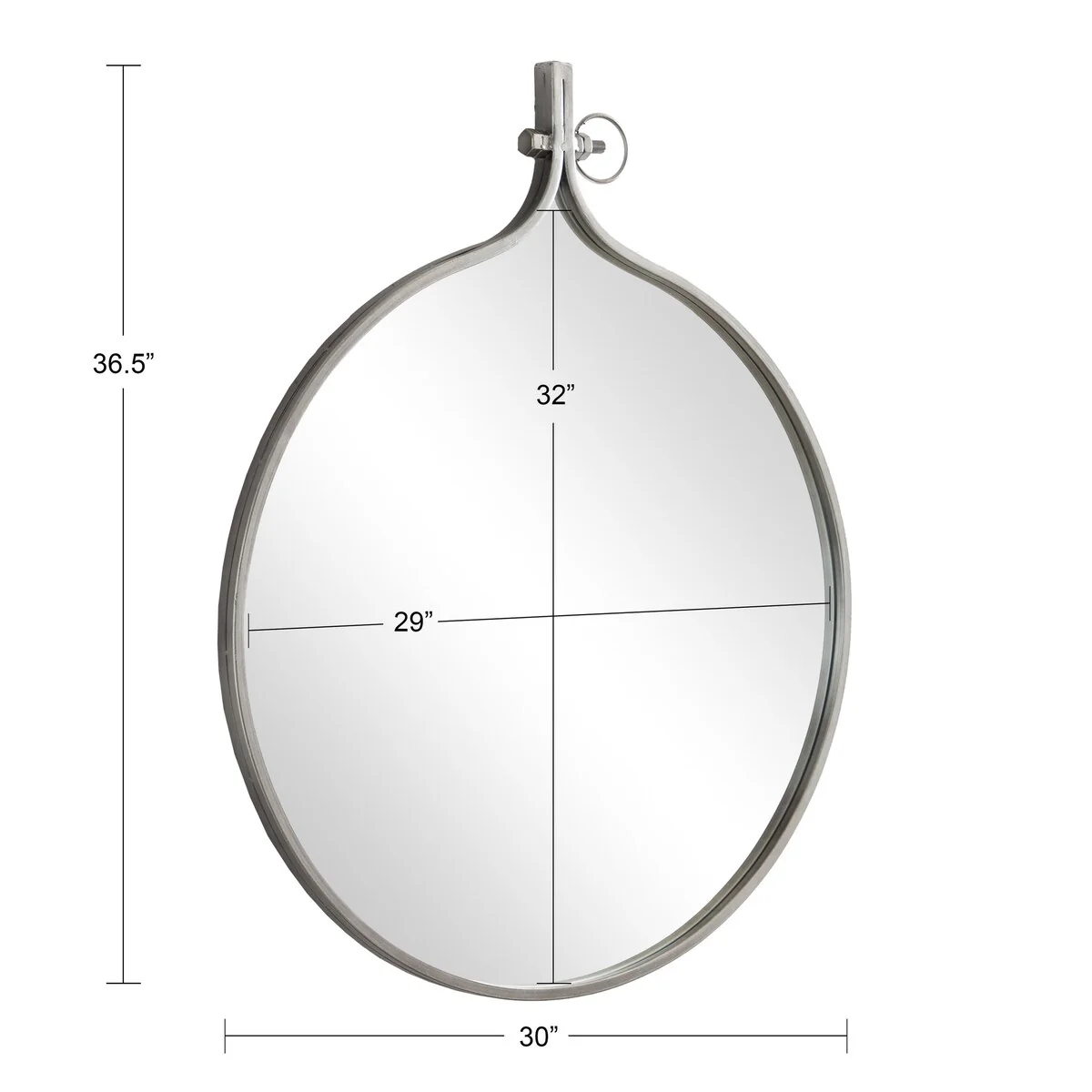 Modern Round Wall Mirror, Decorative Circular Accent Mirror for Living Room, Bedroom and Entryway - Image 88
