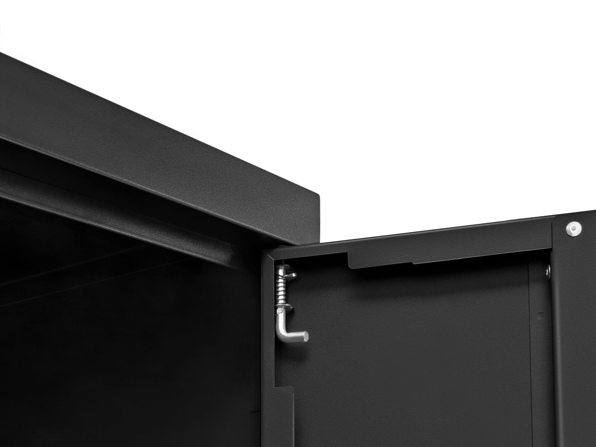 NEWAGE PRODUCTS INC. Bold Steel 7-Piece Garage Storage Cabinet Set Black with Bamboo Worktop - Image 5
