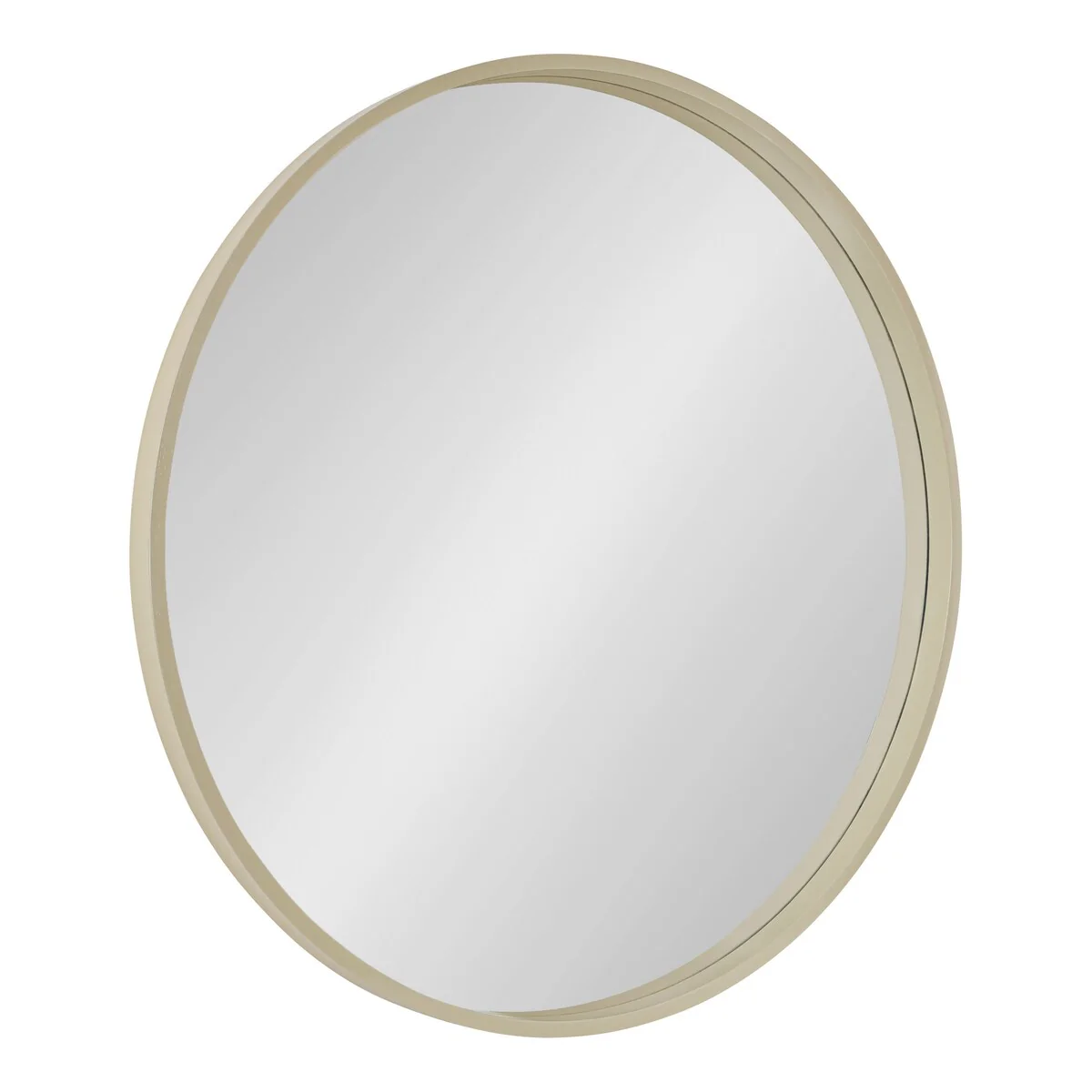 Round Wood Accent Wall Mirror, Modern Decorative Wooden Frame Mirror for Living Room, Bedroom and Entryway - Image 23