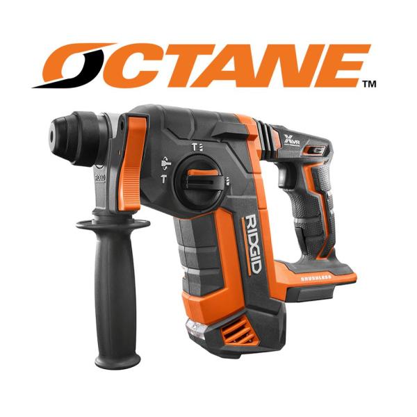 18-Volt Cordless Brushless 1 in. SDS-Plus Rotary Hammer (Tool Only) R86711B - Image 2