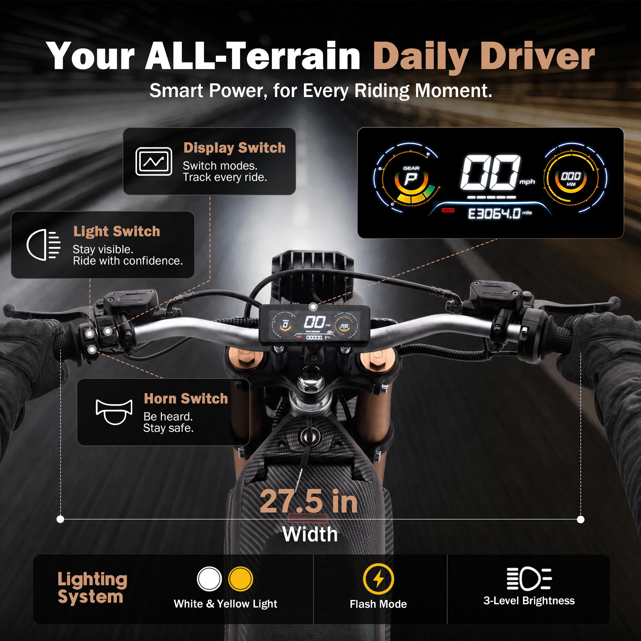 Z03 PRO 72V 10000W Electric Dirt Bike Motorcycle for Adults,55MPH Speed - Image 6