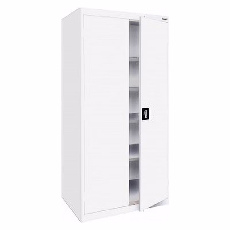 Sandusky Lee 20-Gauge 5-Shelf Welded Steel Freestanding Garage Storage Cabinet, Black - Image 3