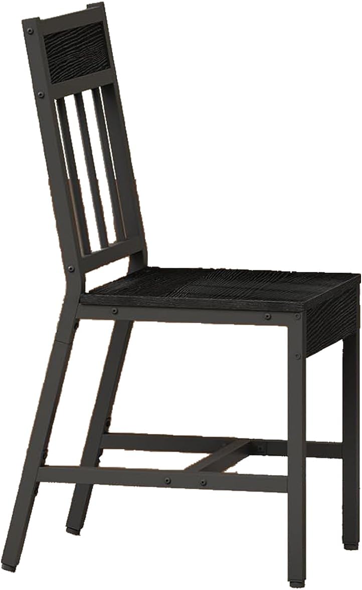 Black Dining Chairs Set of 4, Upgrade Farmhouse Kitchen Room Chair - Image 2