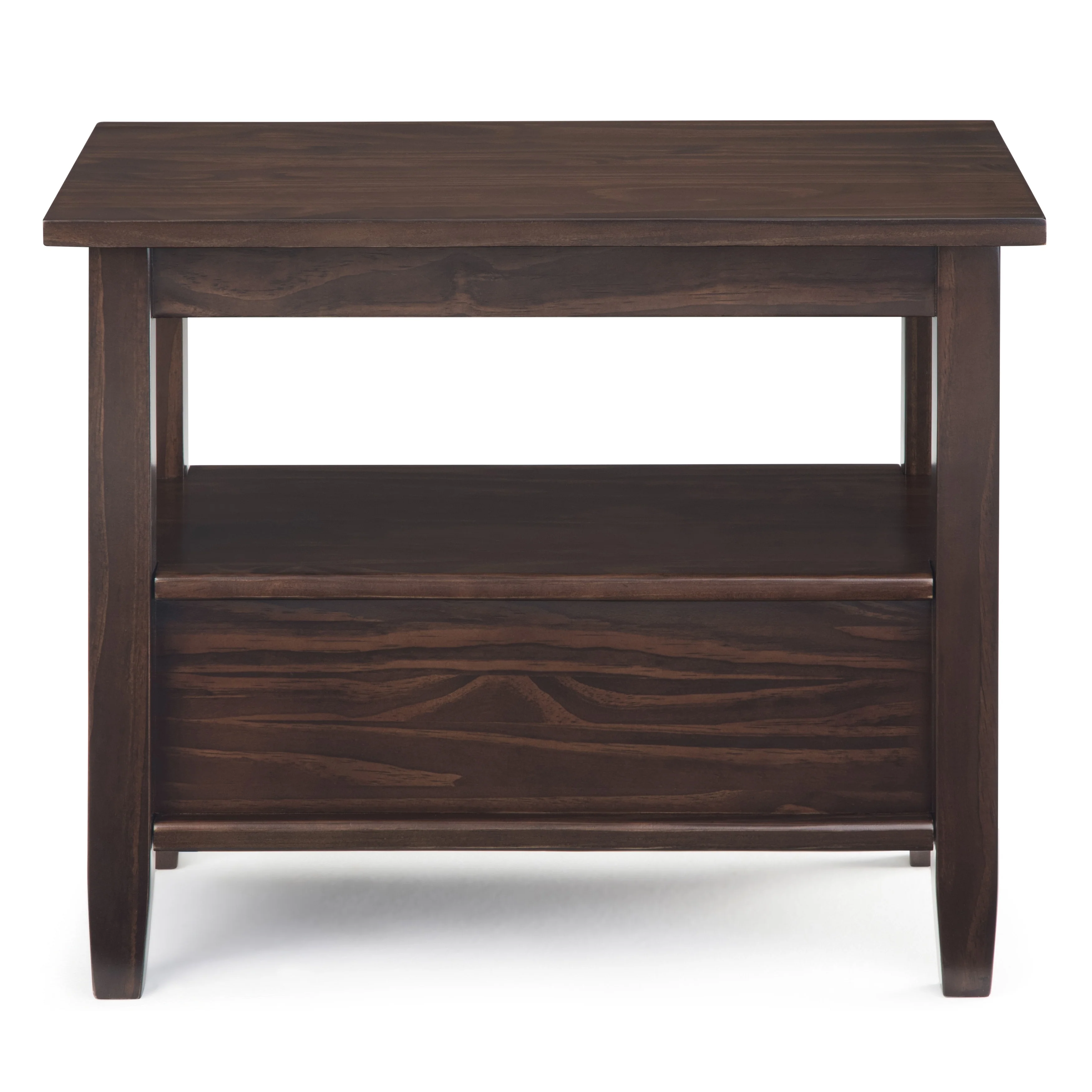 14" Wide Solid Wood Narrow Side Table, Rectangle Transitional Style Accent Table - Image 41