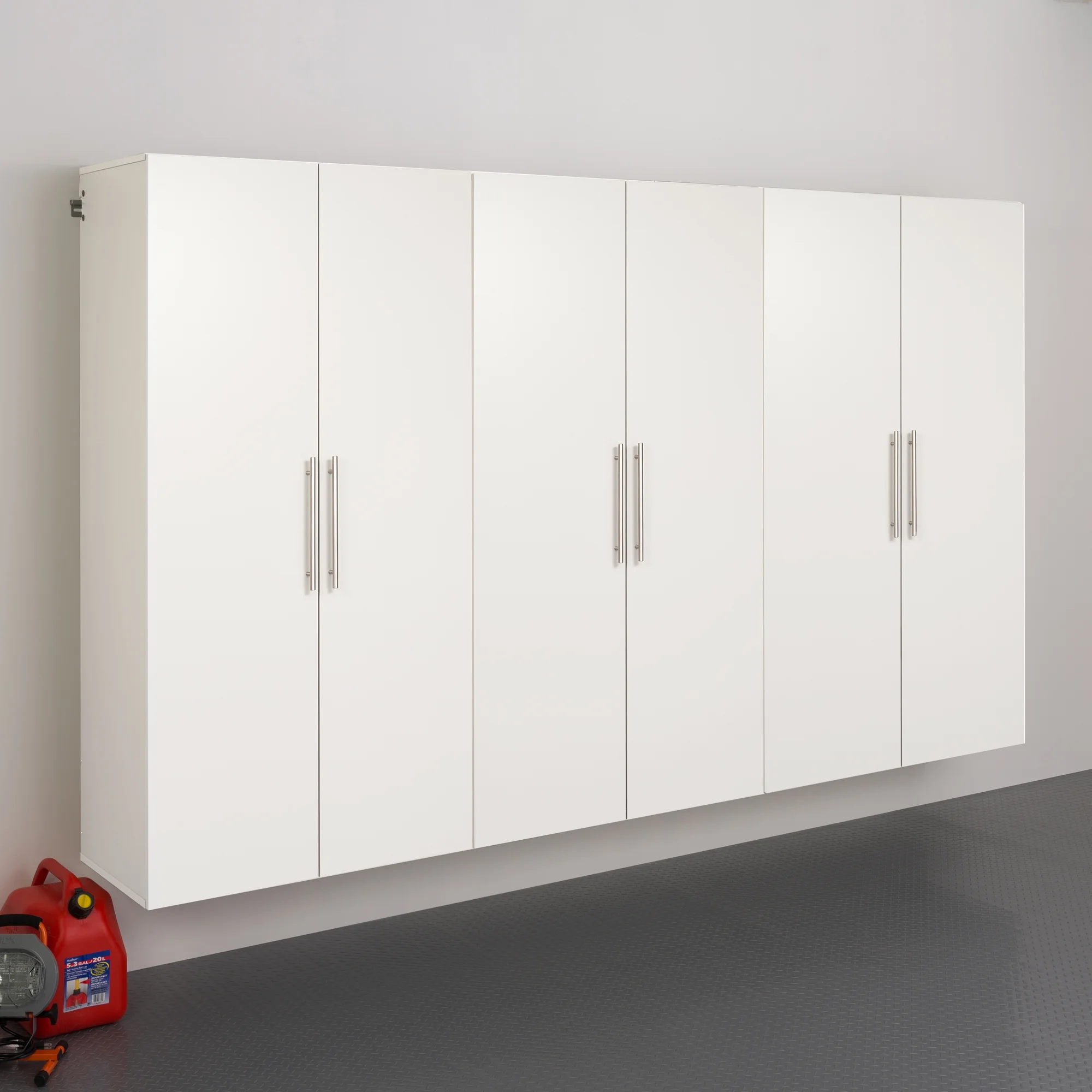 Prepac 3-Piece Extra Large HangUps Storage Cabinet Set, Light Gray - Image 19