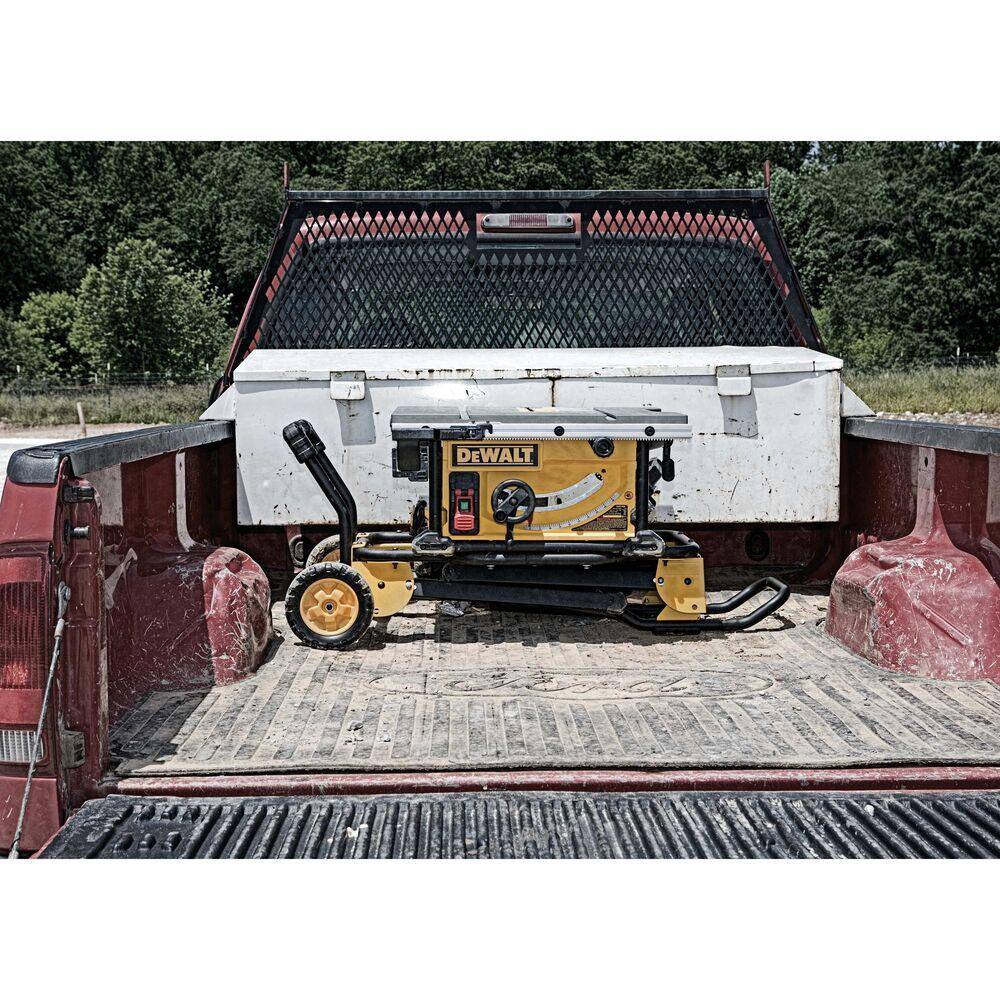 15 Amp 10-Inch Corded Jobsite Table Saw with Rolling Stand - Image 11