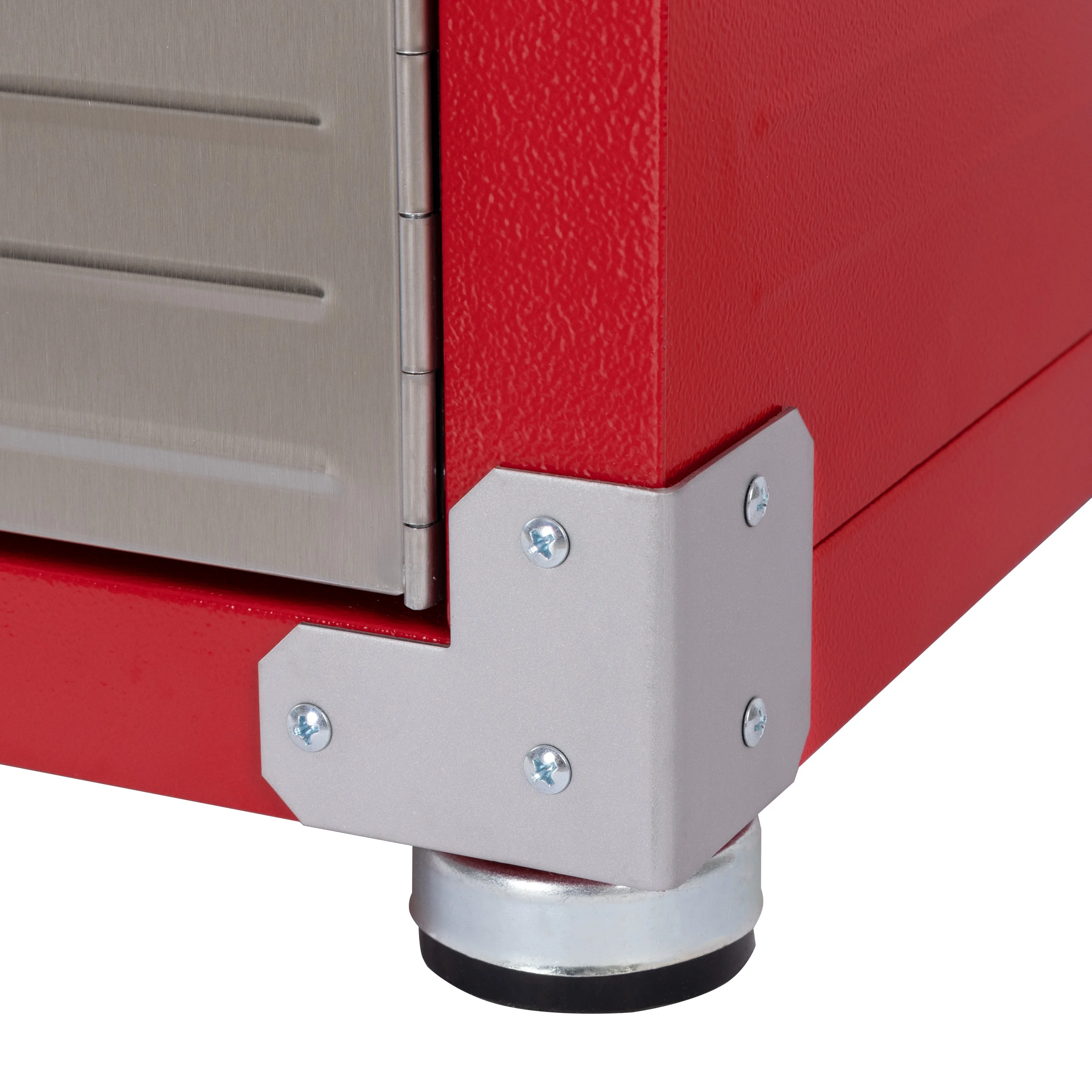 Seville Classics UltraHD? Heavy Steel Lockable Organizer Locker Storage Cabinet, 48" W x 24" D, Red - Image 8