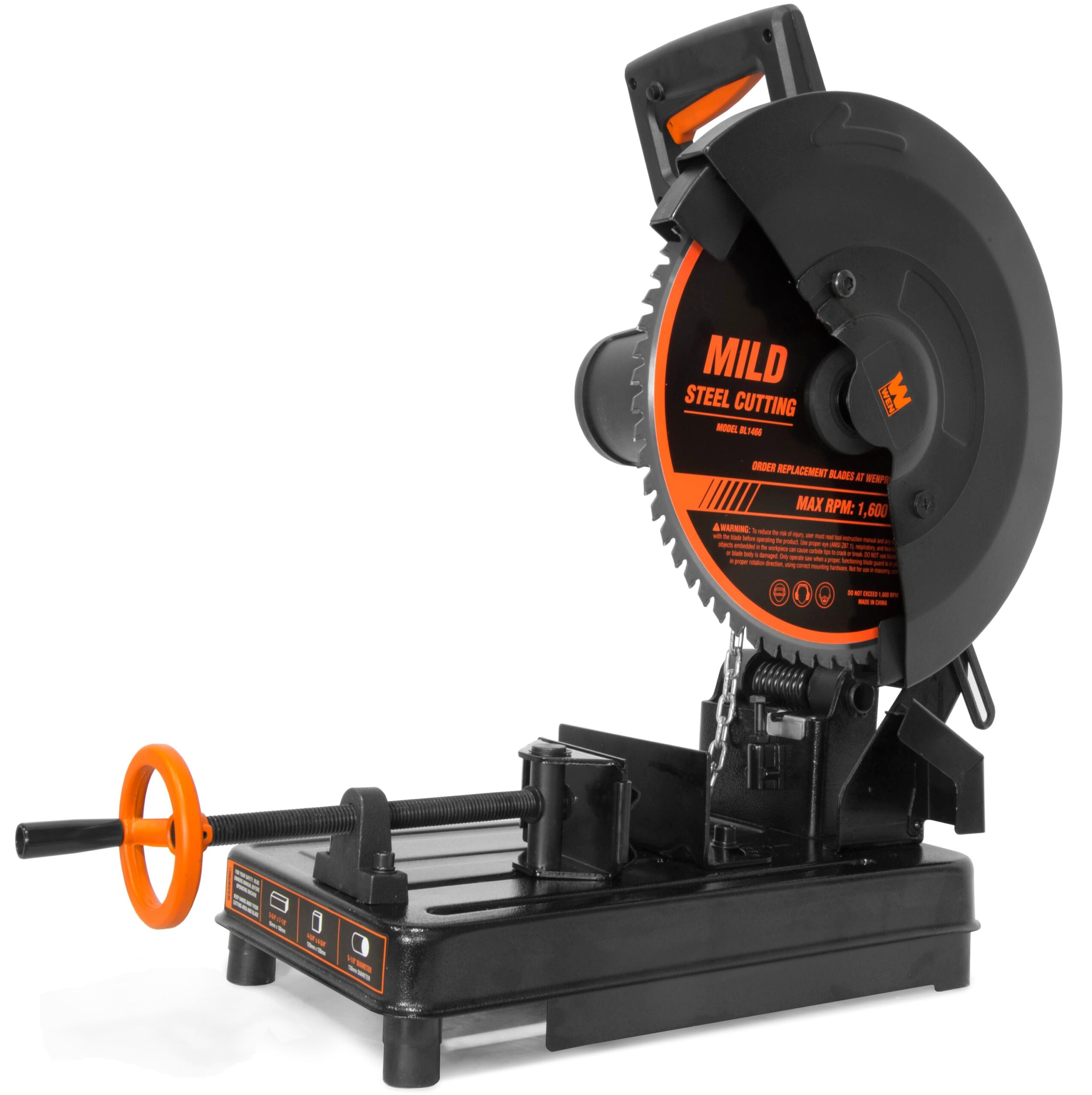 15 Amp 14" Chop Saw – Heavy Duty Abrasive Cut-Off Machine - Image 3