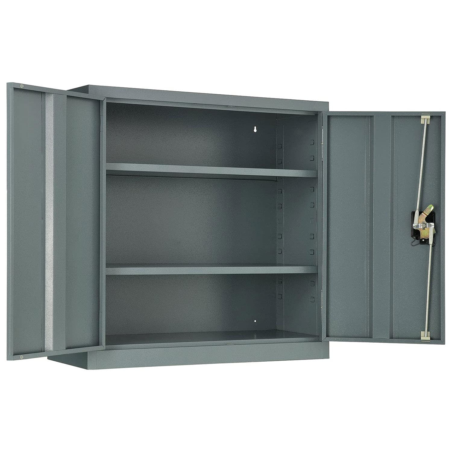 Global Industrial Assembled Wall Storage Cabinet, 30x12x30, Gray - Image 3