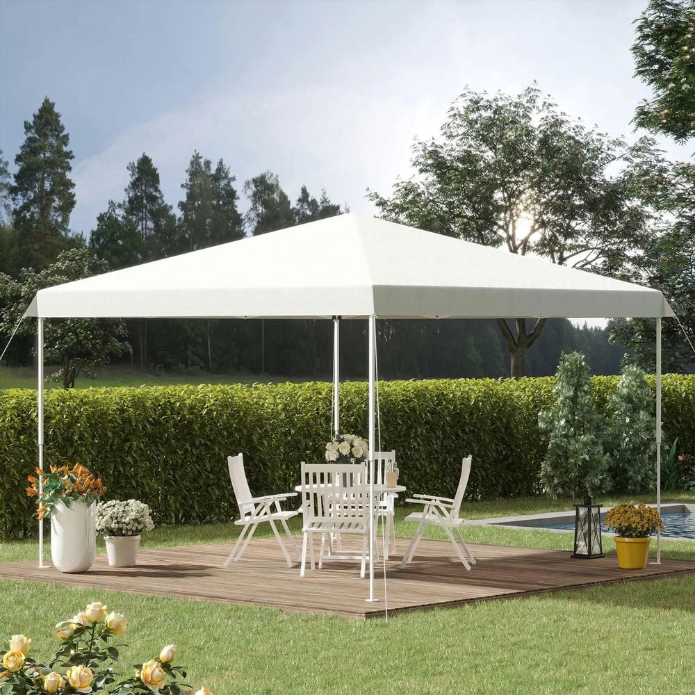 Barara King Outdoor Canopy Tent, Patio Portable Canopy,13' x 13' Pop Up Canopy Tent, Instant Sun Shelter, Tents for Parties,White - Image 3