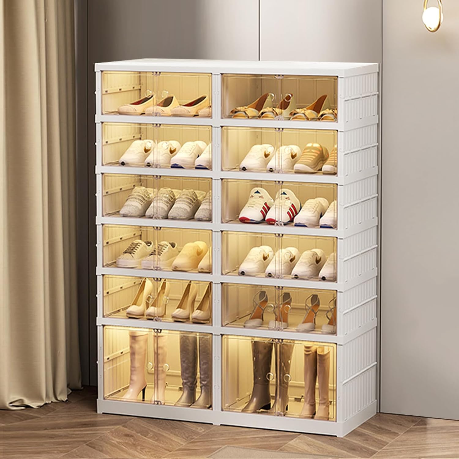 Shoe Rack Organizer for Entryway, 9 Tiers, 18 Pairs, 17.3" Wide - Image 5