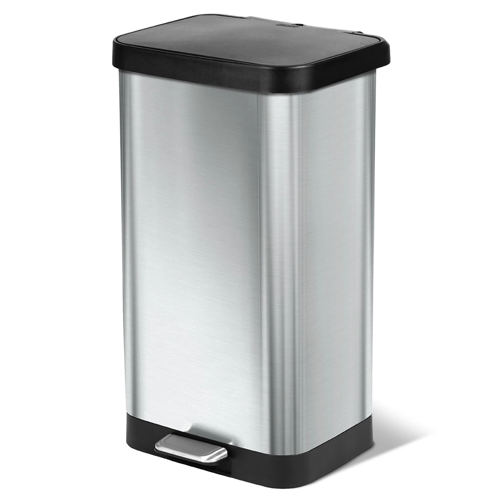 20 Gallon Stainless Steel Step Trash Can, Large Kitchen Garbage Bin with Odor Control