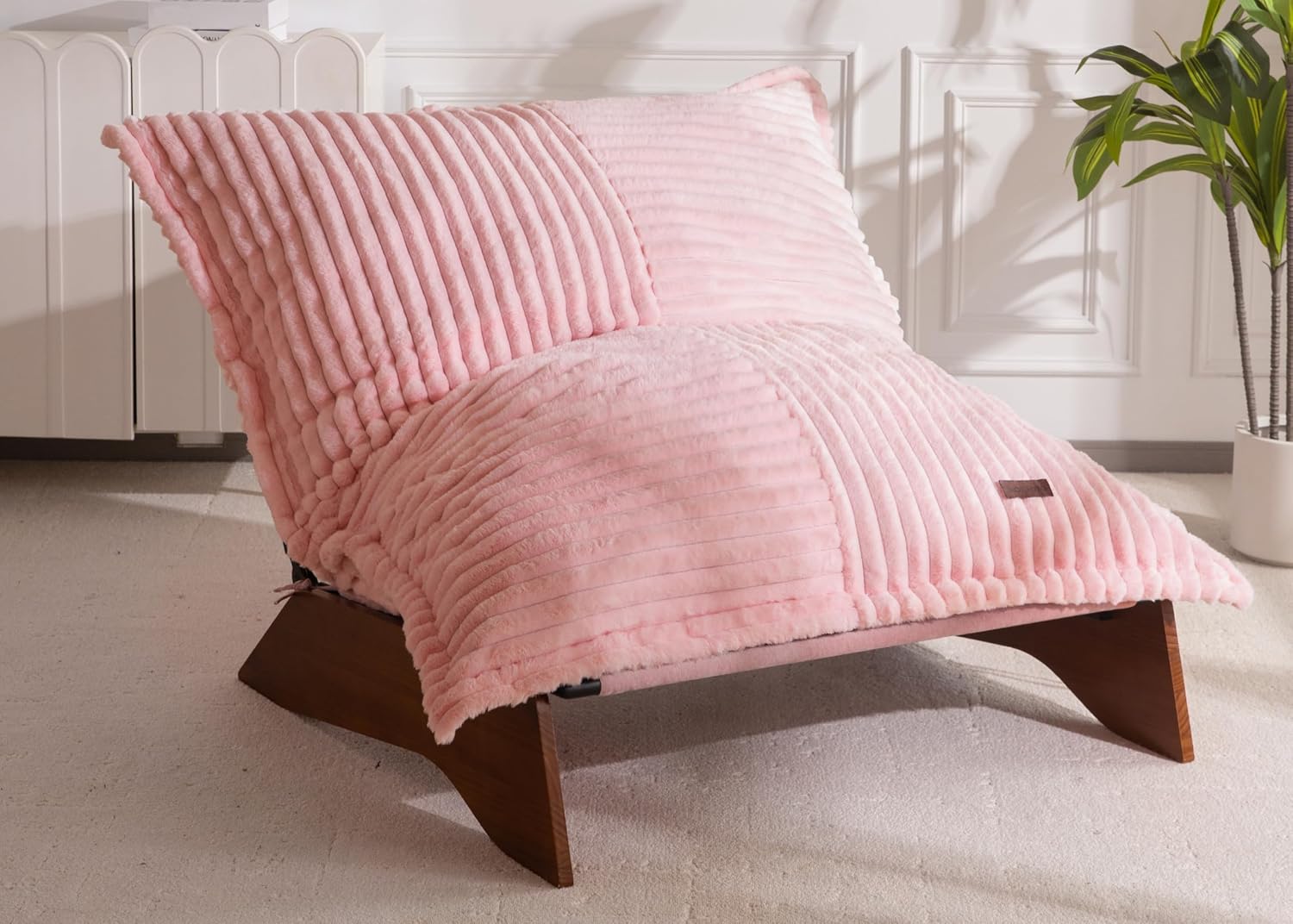 Adjustable Living Room Chair, 3-Position Bean Bag Chair with Frame - Image 4
