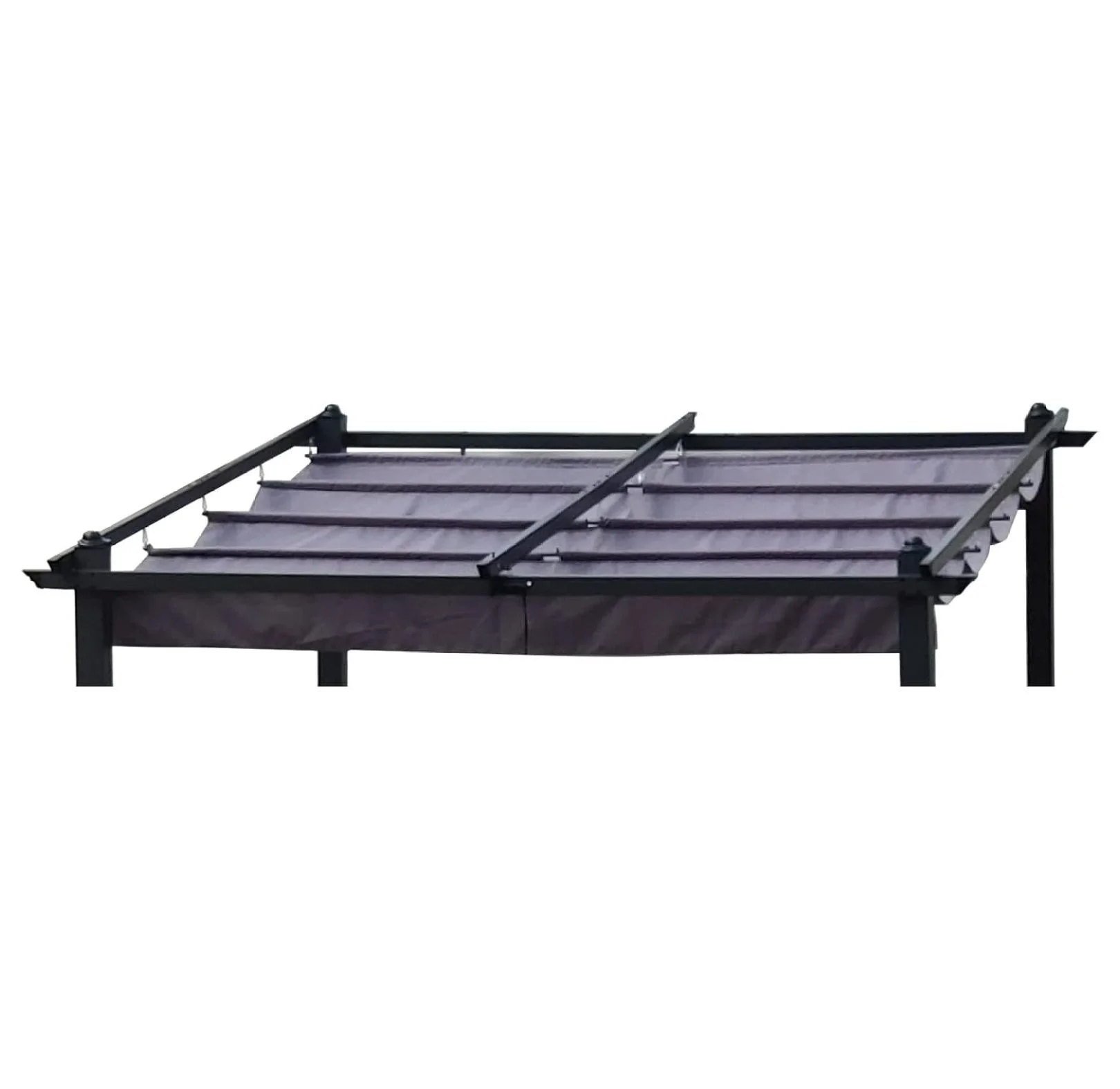Pergola Replacement Canopy Top Cover - 10x10 Ft Patio Gazebo Shade Cover (Gray) - Weather Resistant Polyester Canopy Only, Metal Frame Not Included - Image 4