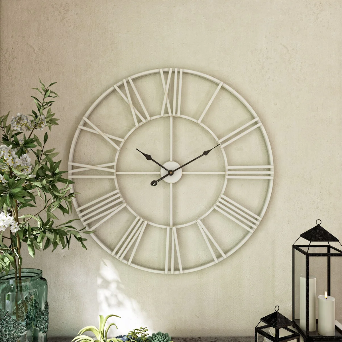 Modern Round Metal Wall Clock, Decorative Circular Hanging Clock for Living Room, Bedroom and Office - Image 12