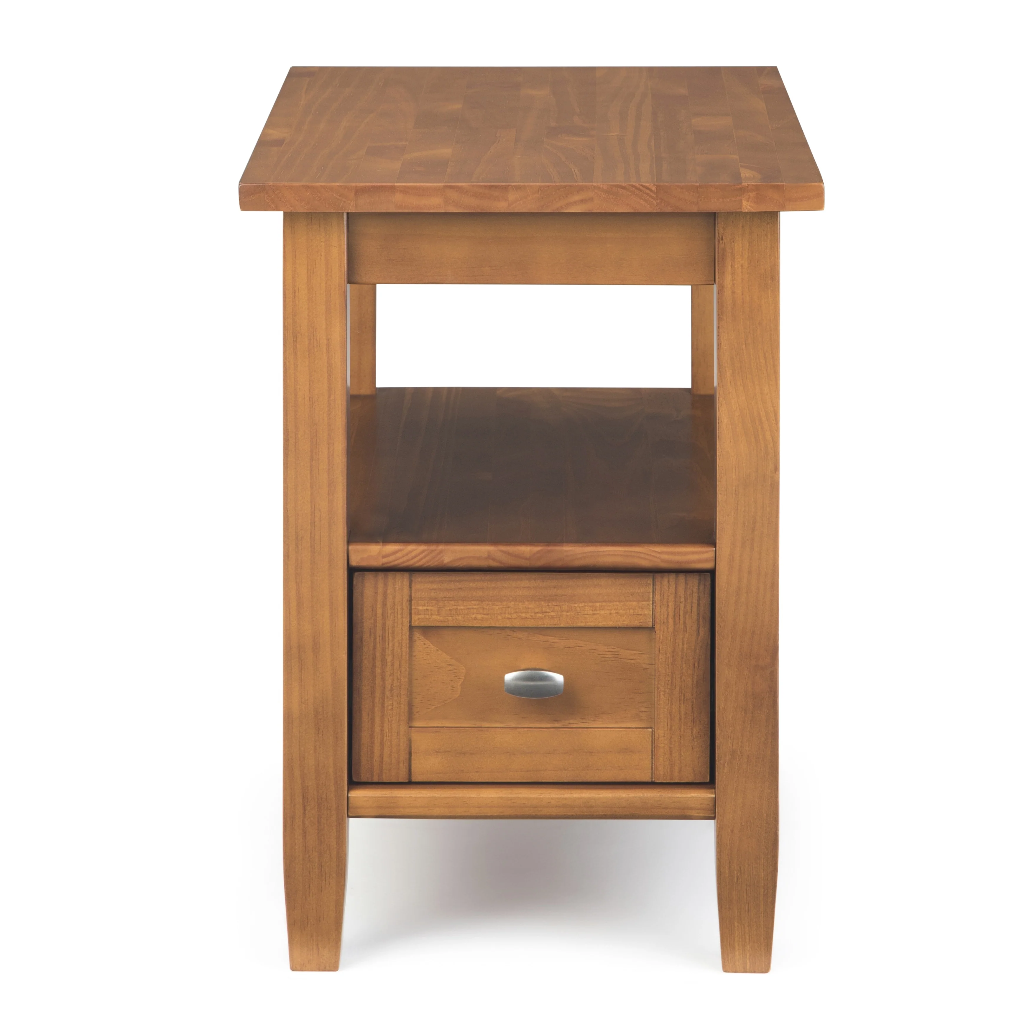 14" Wide Solid Wood Narrow Side Table, Rectangle Transitional Style Accent Table - Image 53