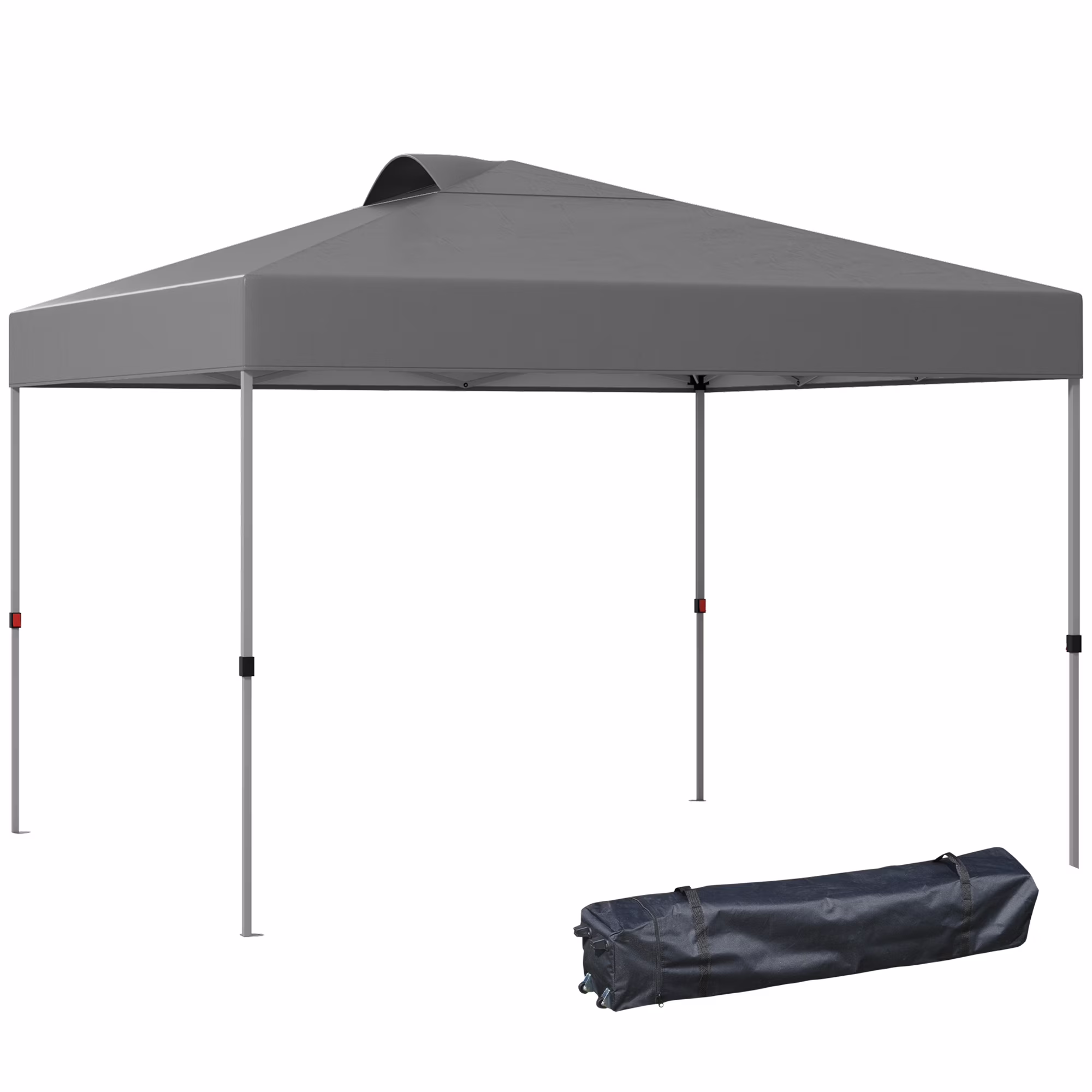 DUOSONG Outsunny 10' X 8' Retractable Awning, Patio Awnings, Sunshade Shelter W/ Manual Crank Handle, Uv & Water-Resistant Fabric And Aluminum Frame For Deck, Balcony, Yard, Beige Beige Aluminum - Image 3