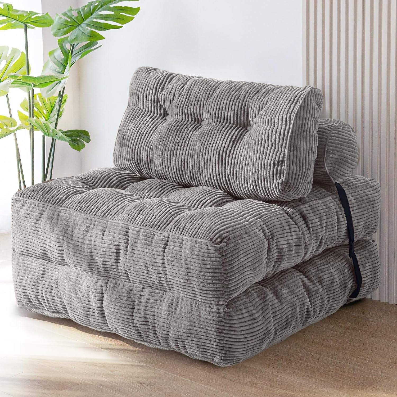 Folding Sofa Bed, Convertible Chair Bed with Pillow - Image 13