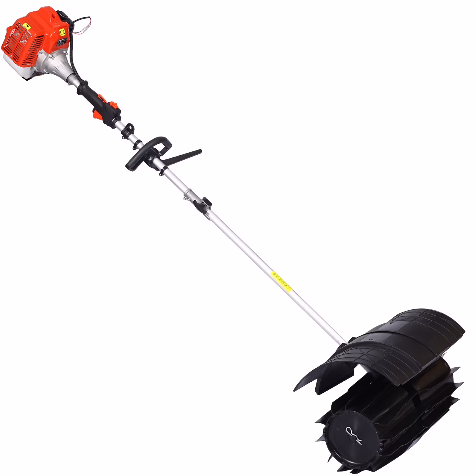 Hand Held Power Broom Sweeper Snow Sweeper GASOLINE Walk Behind Power Shovel Snow Cleaner Outdoor Walk Behind Sweeper, for Dirt Grass Leaves Lawn Debris Artificial Turf & Light Snow Cleaning