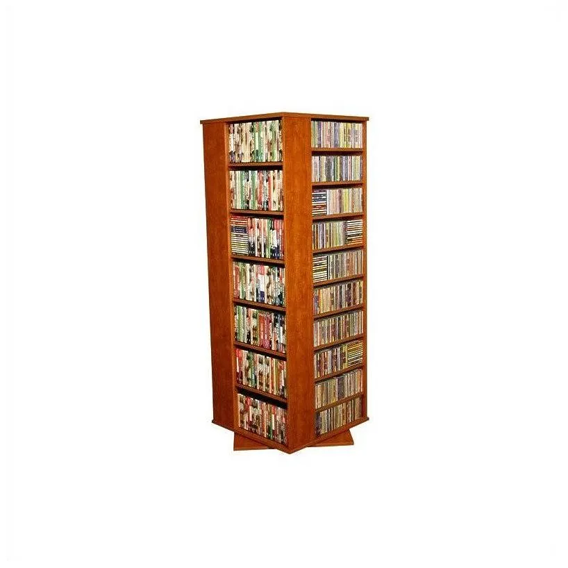 Revolving Media Tower Grande Walnut - Image 3