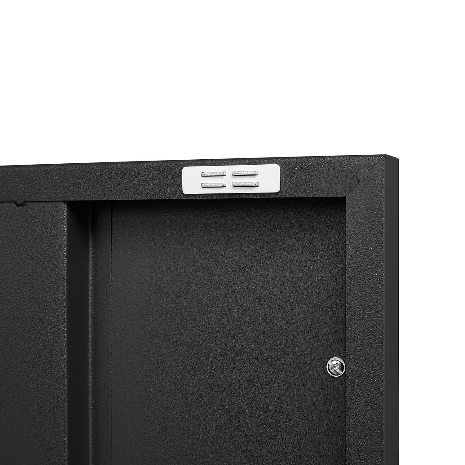 Seizeen Metal Storage Cabinet for Tool Garage Home Improvement, Storage Cabinet with Doors and Shelves Adjustable, Black - Image 7