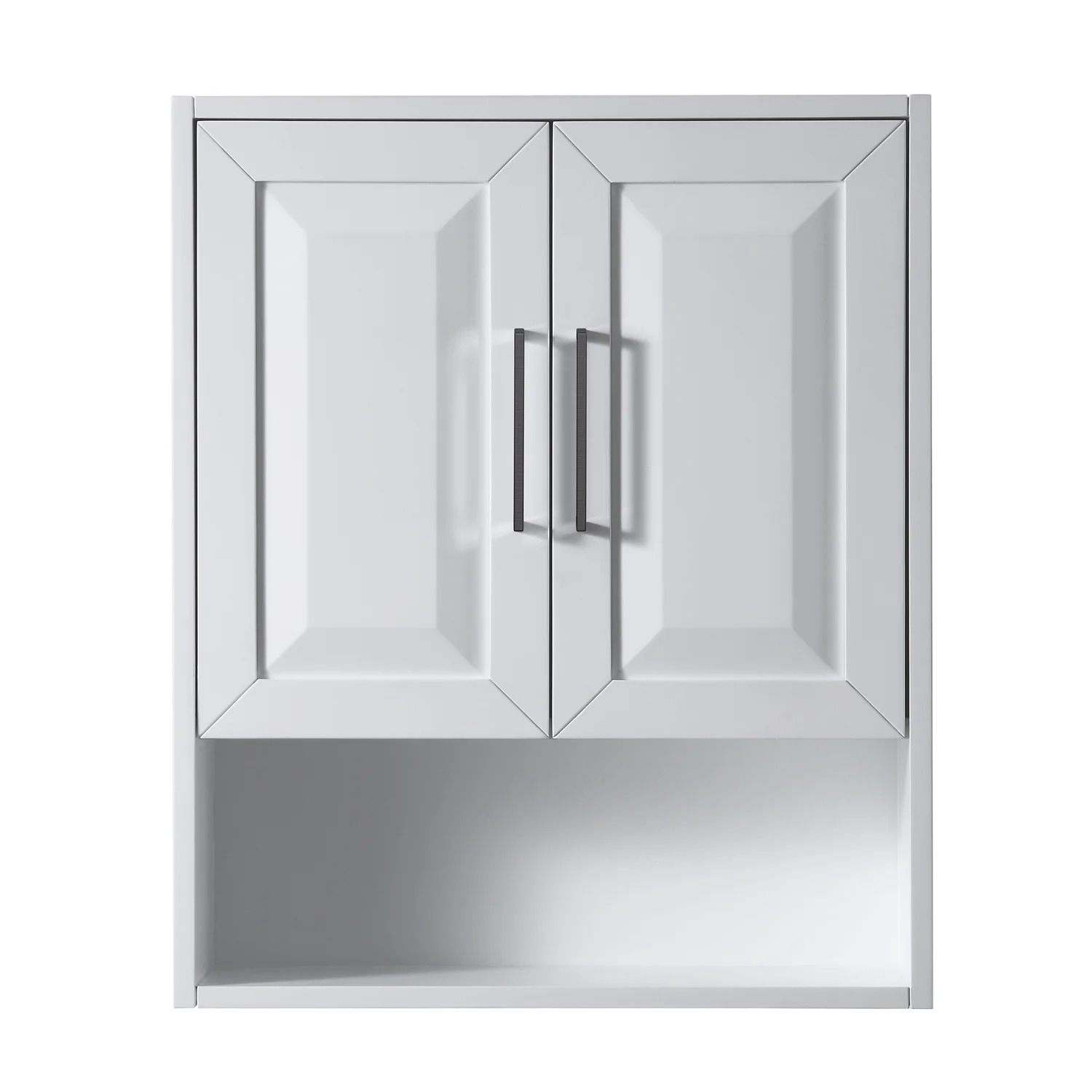 Wyndham Collection Daria Over-the-Toilet Bathroom Wall-Mounted Storage Cabinet in Dark Espresso with Matte Black Trim - Image 17