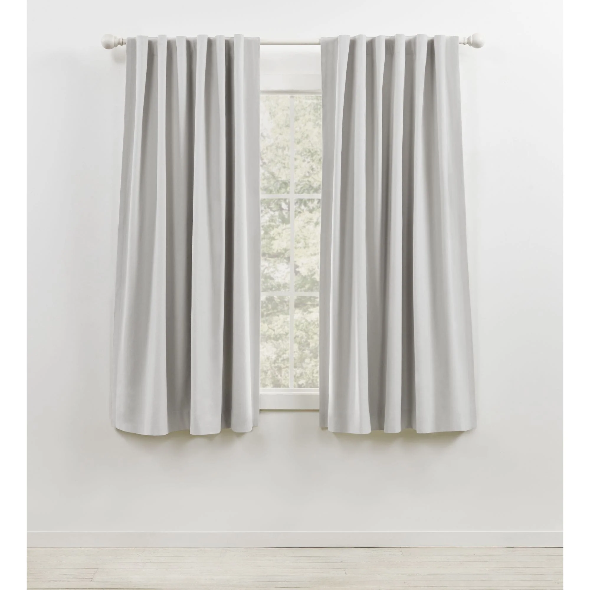Blackout Single Curtain Panel, Back Tab and Rod Pocket Window Curtain - Image 18
