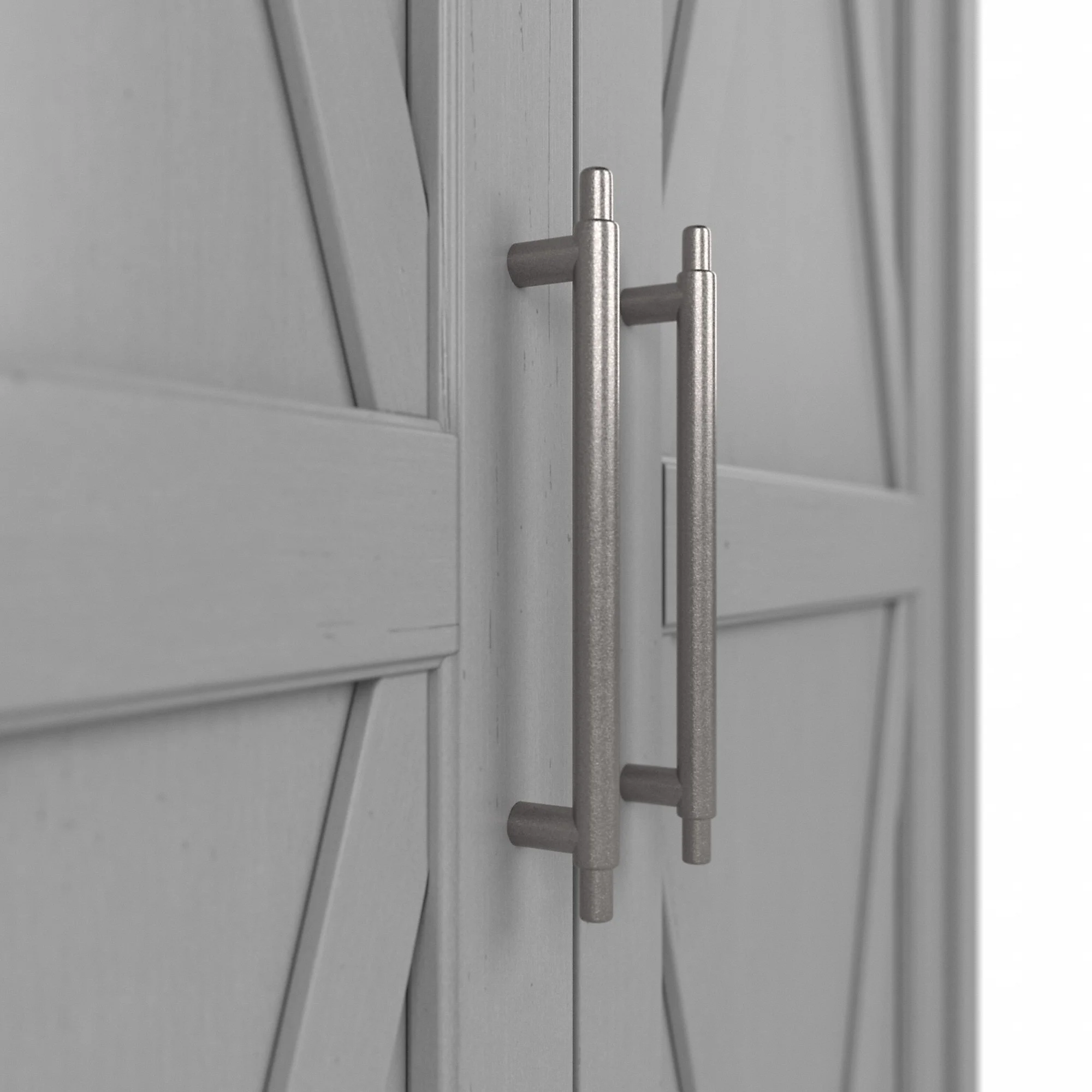 Key West Tall Storage Cabinet with Doors in Bing Cherry - Engineered Wood - Image 21