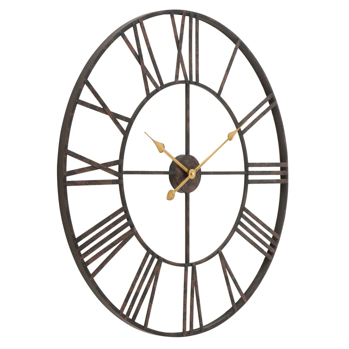Modern Round Metal Wall Clock, Decorative Circular Hanging Clock for Living Room, Bedroom and Office - Image 60