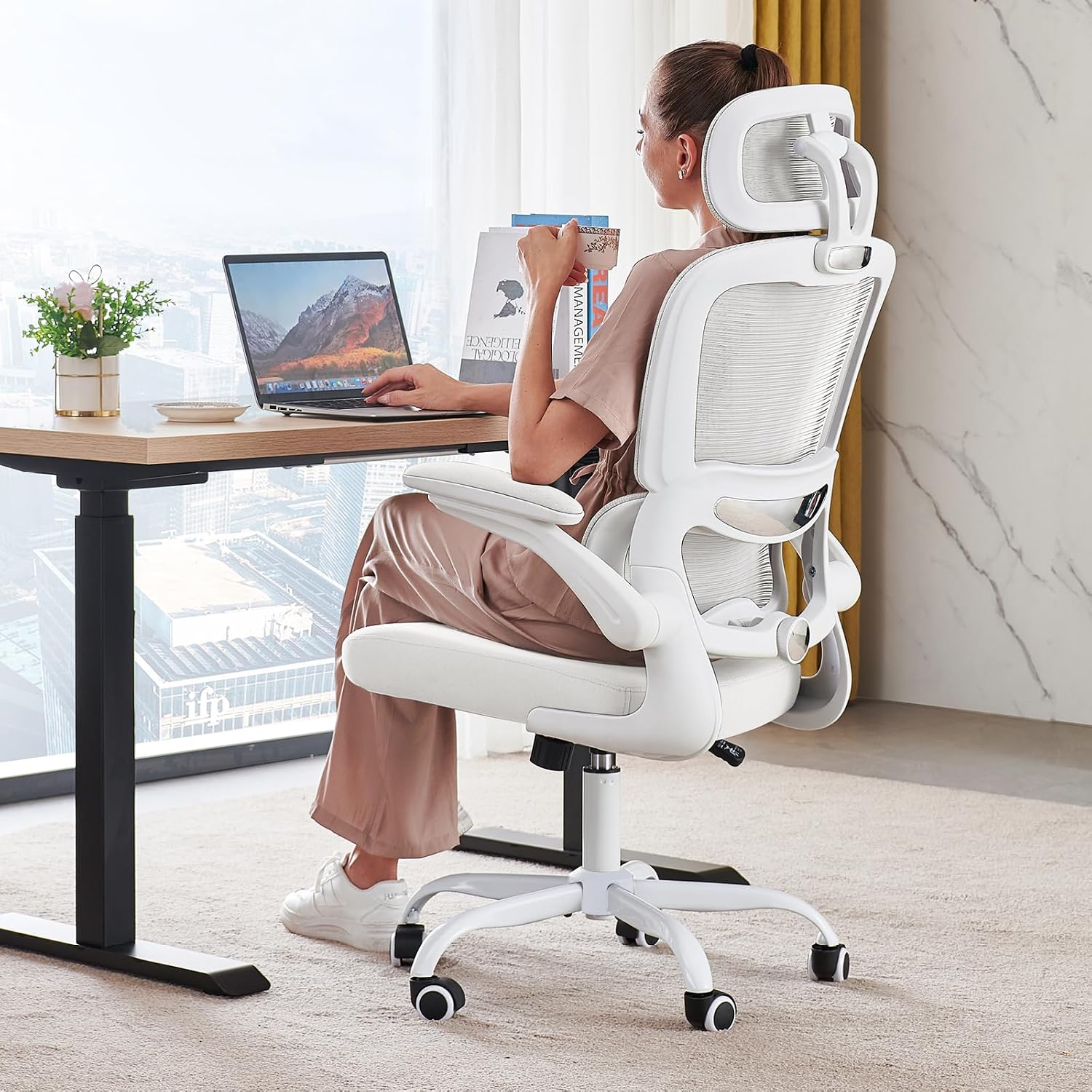 Office Chair Ergonomic Desk Chair - Gaming Chair with Lumbar Support - Image 37