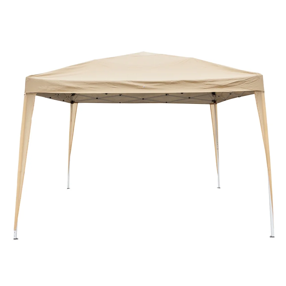 Spaco 10x10 FT pop up canopy with 2 Windows And 2 Doors, Instant Canopies Portable Gazebo UV Resistant Waterproof Enclosed Canopy Tent for Outdoor Events, Patio, Backyard, Party, Khaki - Image 10