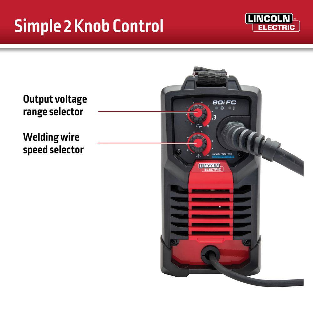90i FC Flux-Cored Wire Feeder Welder (No Gas) K5255-1 - Image 5