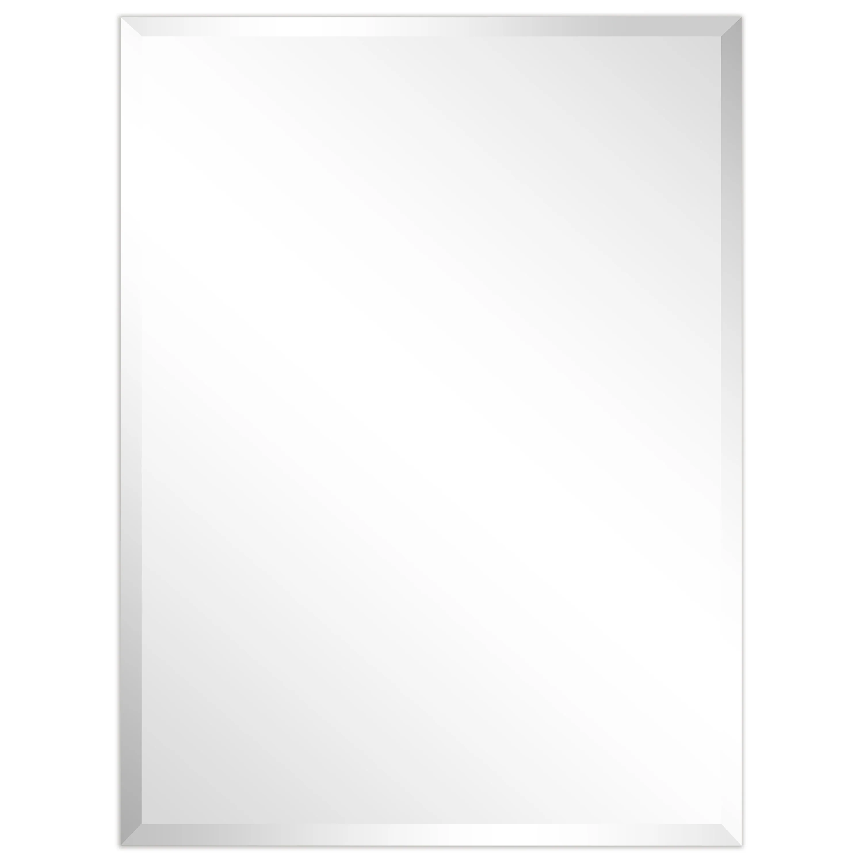 Frameless Beveled Prism Wall Mirror, Clear Square or Rectangular Decorative Mirror for Bathroom, Bedroom and Home Decor - Image 35