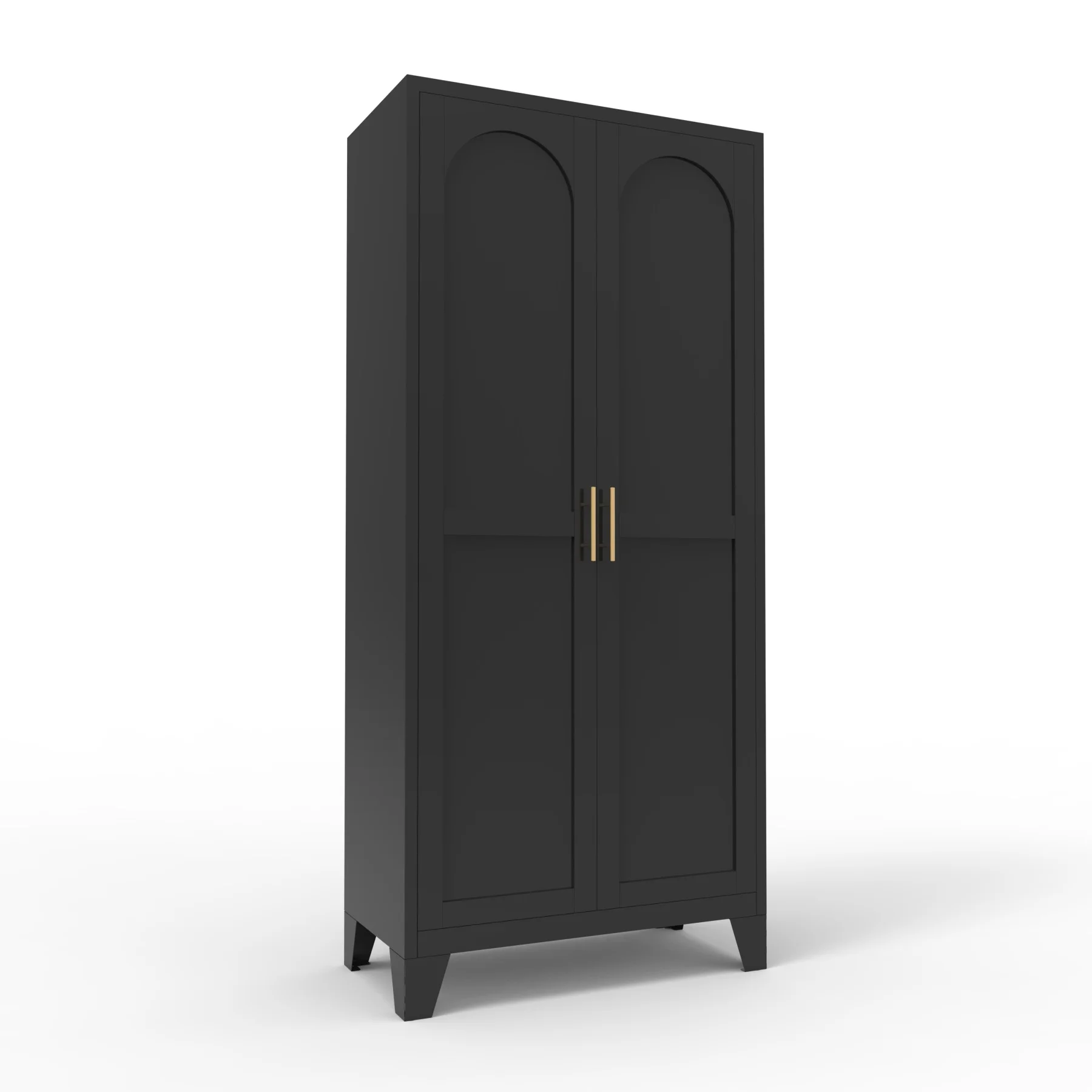 71 Inch Metal Storage Cabinet with 2 Doors and 5 Adjustable Shelves, Lockable File Cabinet for Organizing Garage, Pantry, Basement, Laundry Room or Mudroom, White - Image 16