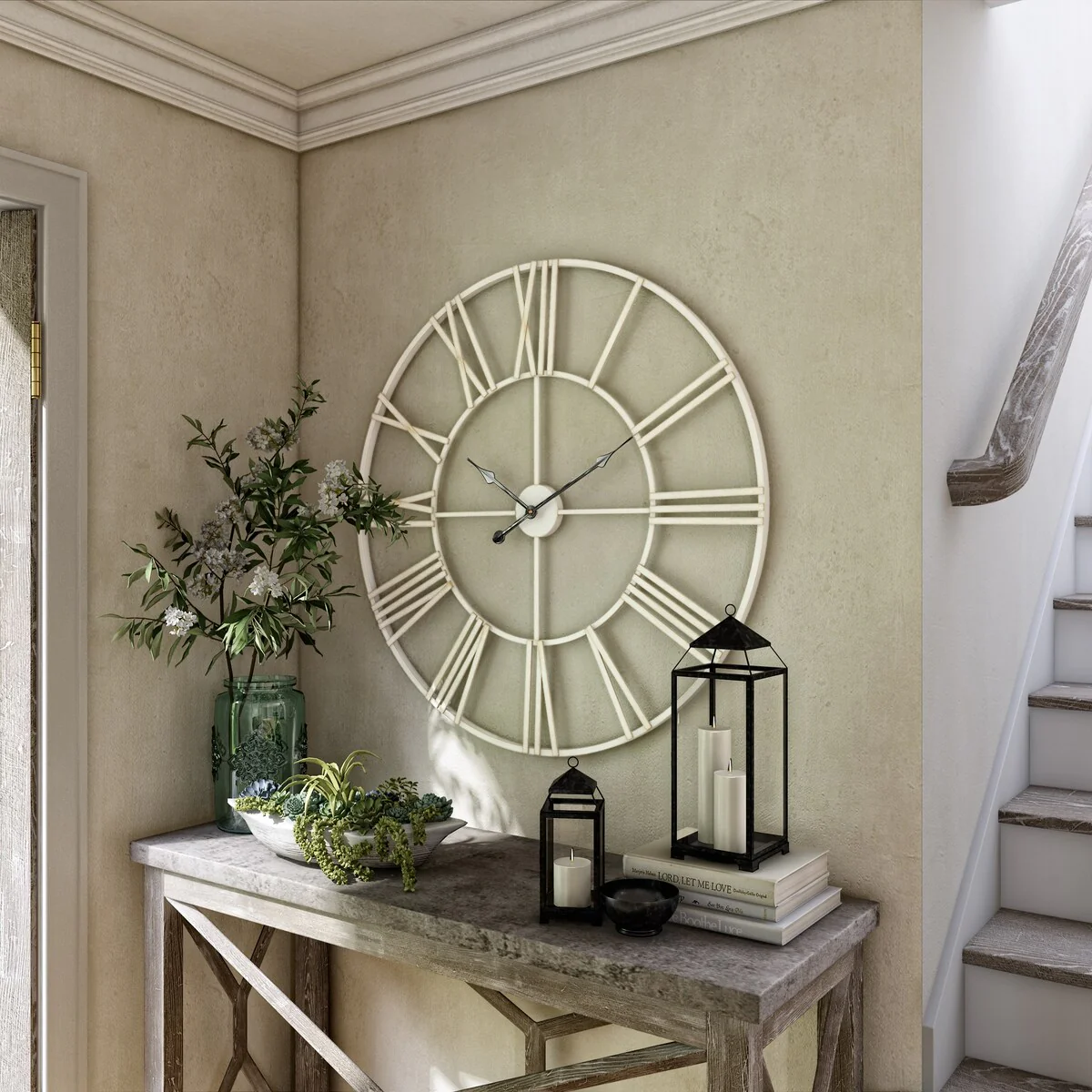 Modern Round Metal Wall Clock, Decorative Circular Hanging Clock for Living Room, Bedroom and Office - Image 52
