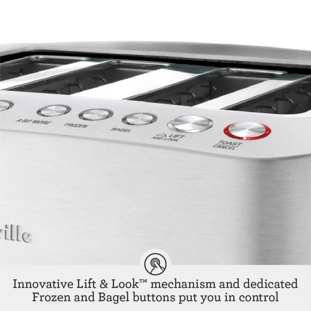 Die-Cast Smart Toaster, 2-Slice, Brushed Stainless Steel - Image 12