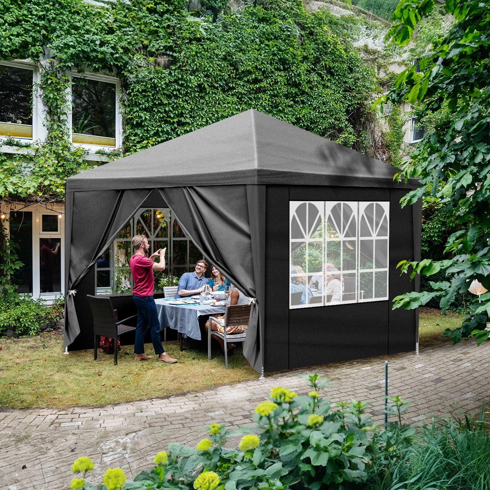 HighSound Waterproof Outdoor Canopy Patio Tent Party Tent - Image 6